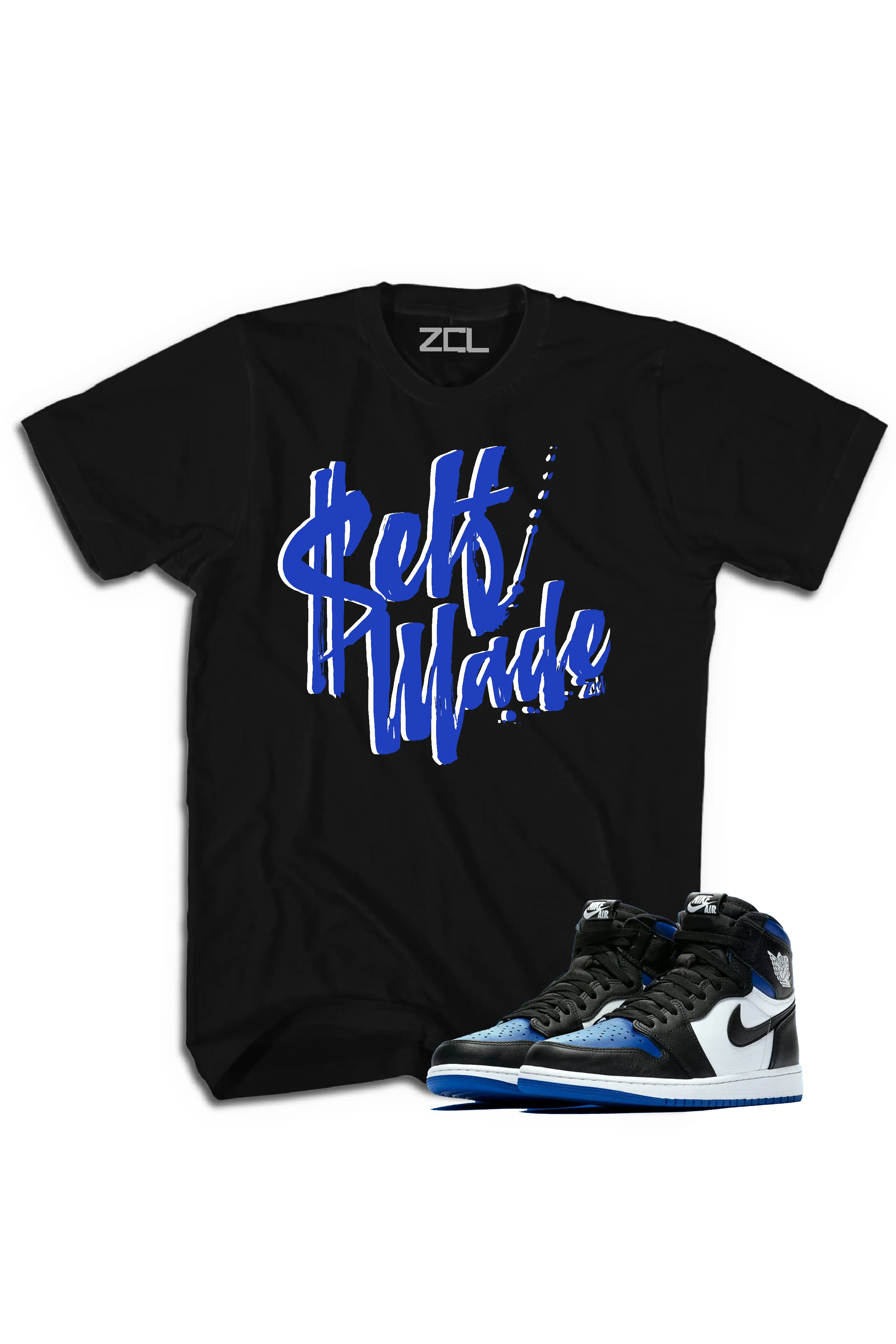 Air Jordan 1 High OG "Self Made" Tee (Game Royal)