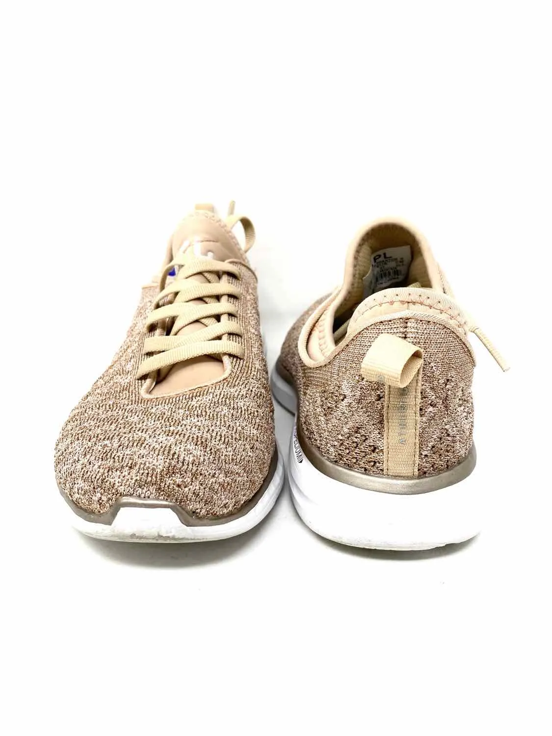 APL Women's Beige Lace-up Sparkle ATHLETIC Size 7 Sneakers