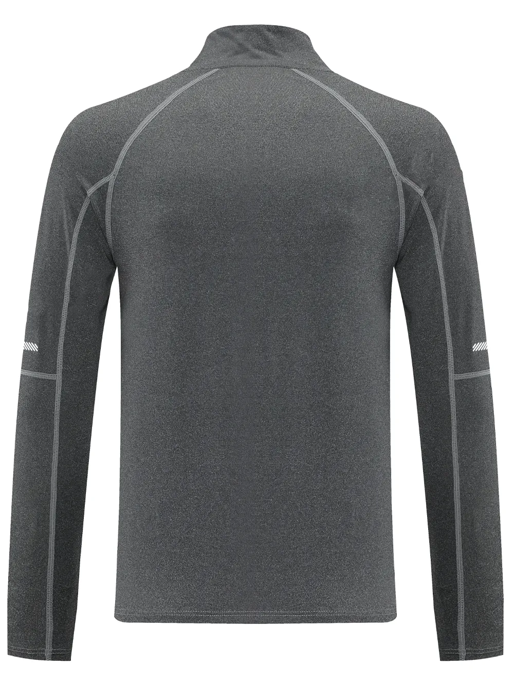 Athletic Zip-Up Male Top with Reflective Details - SF2077