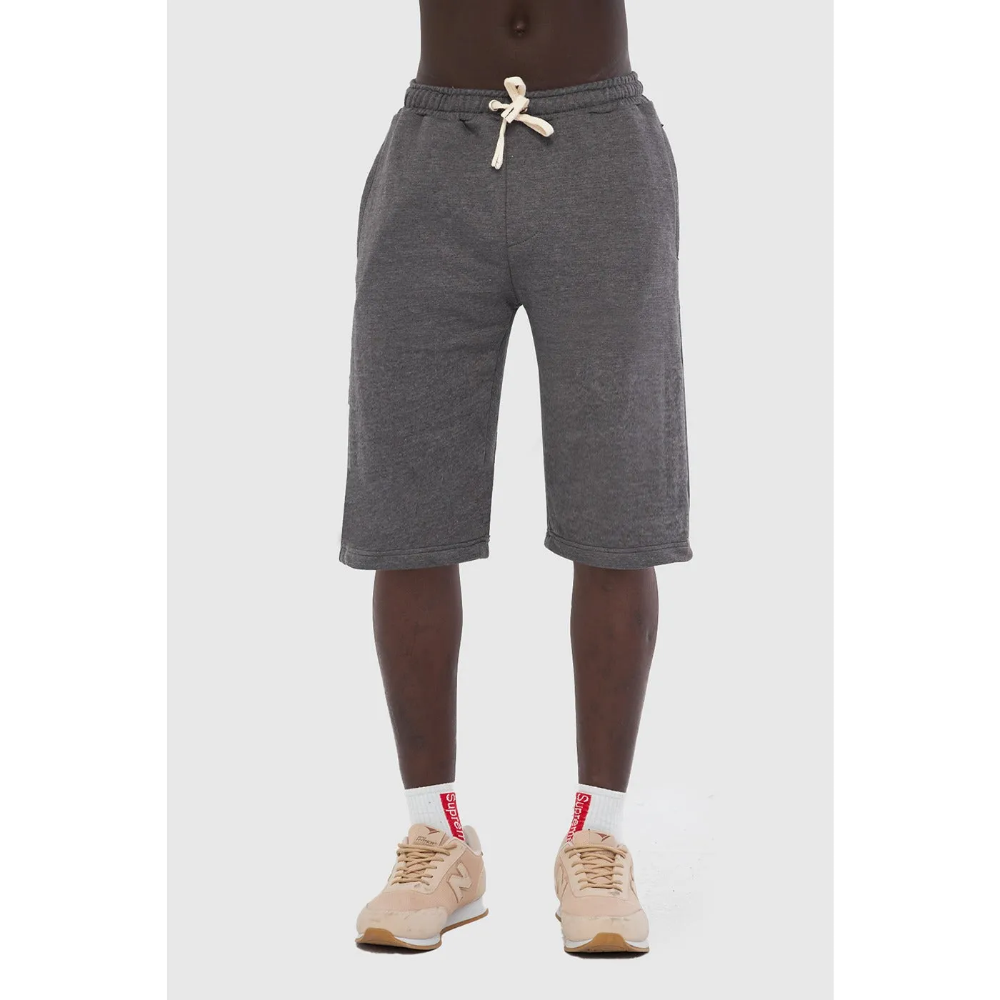 Charcoal 3/4 Relaxed Fit Shorts