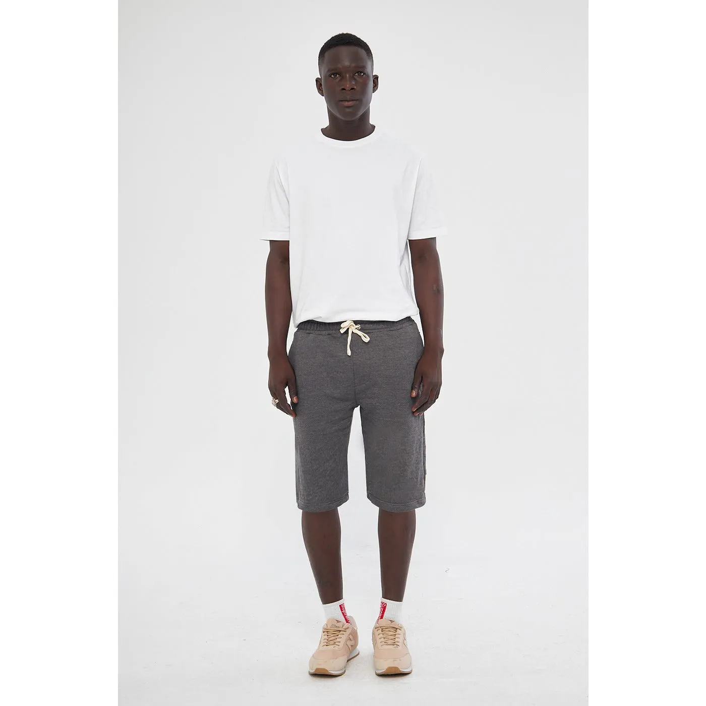 Charcoal 3/4 Relaxed Fit Shorts