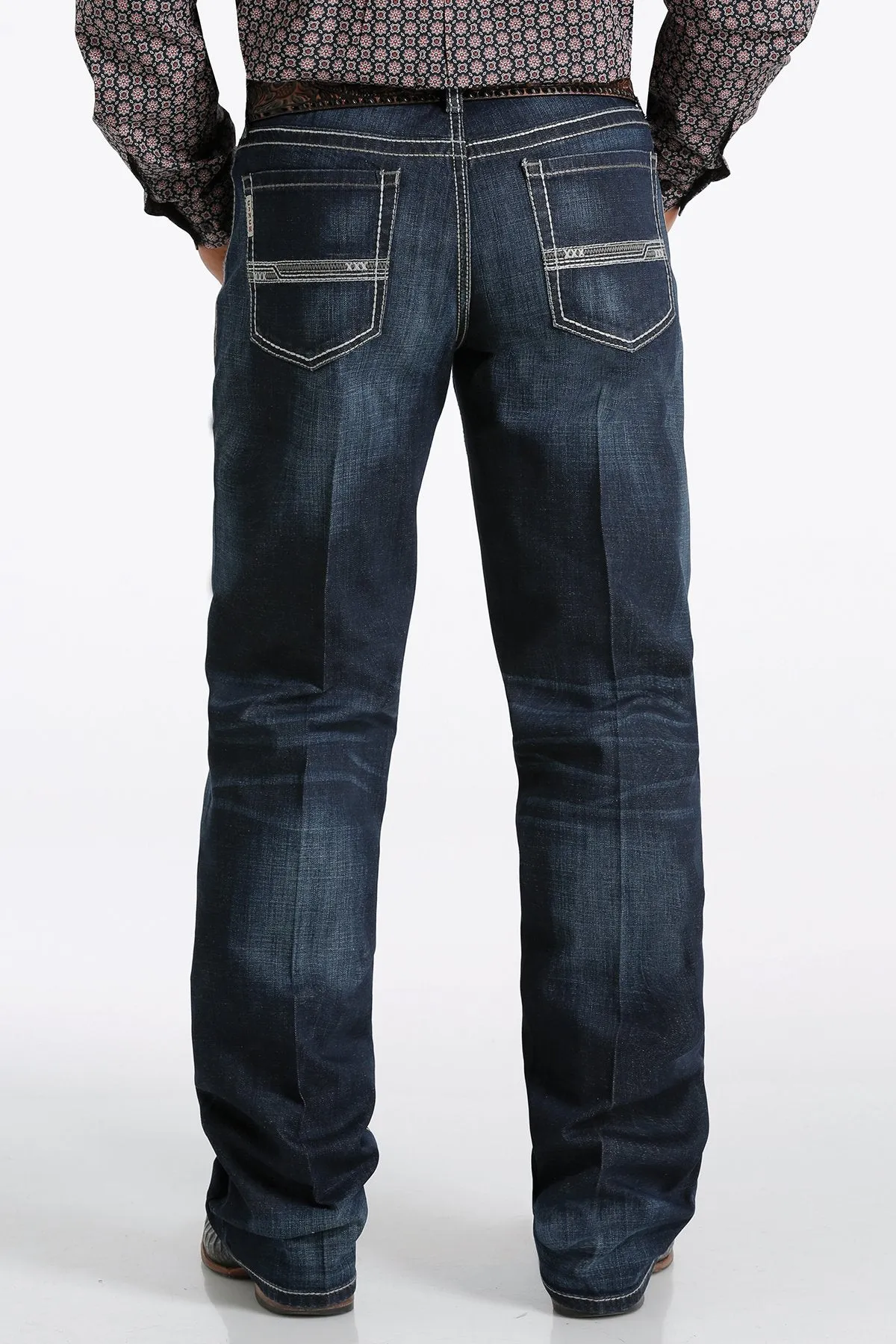 Cinch Mens Relaxed Fit Grant Rinse Jeans - MB53737001