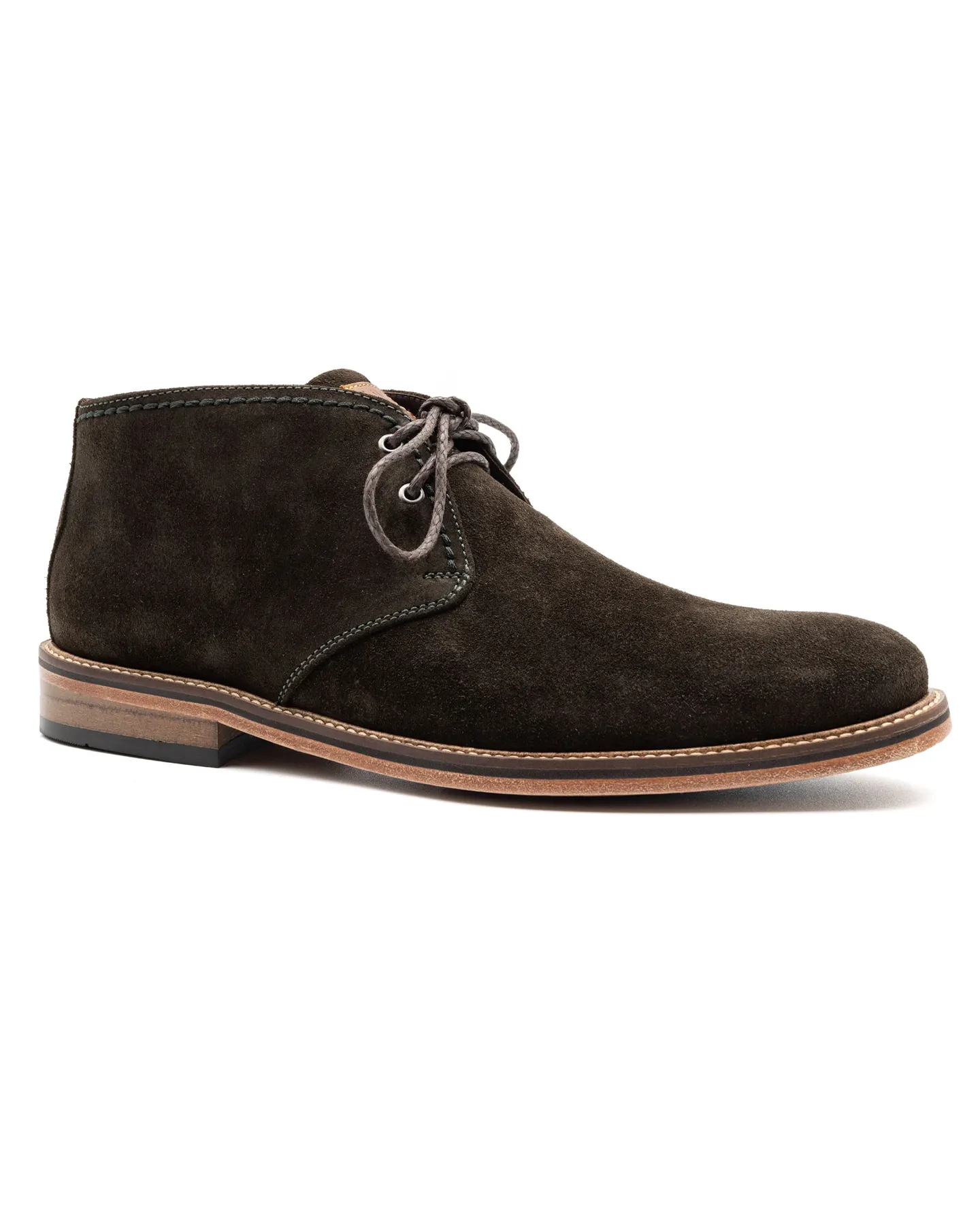 ERNEST SUEDE SAFARI WILD AFRICAN KUDU CHUKKA BOOT - EVERGREEN