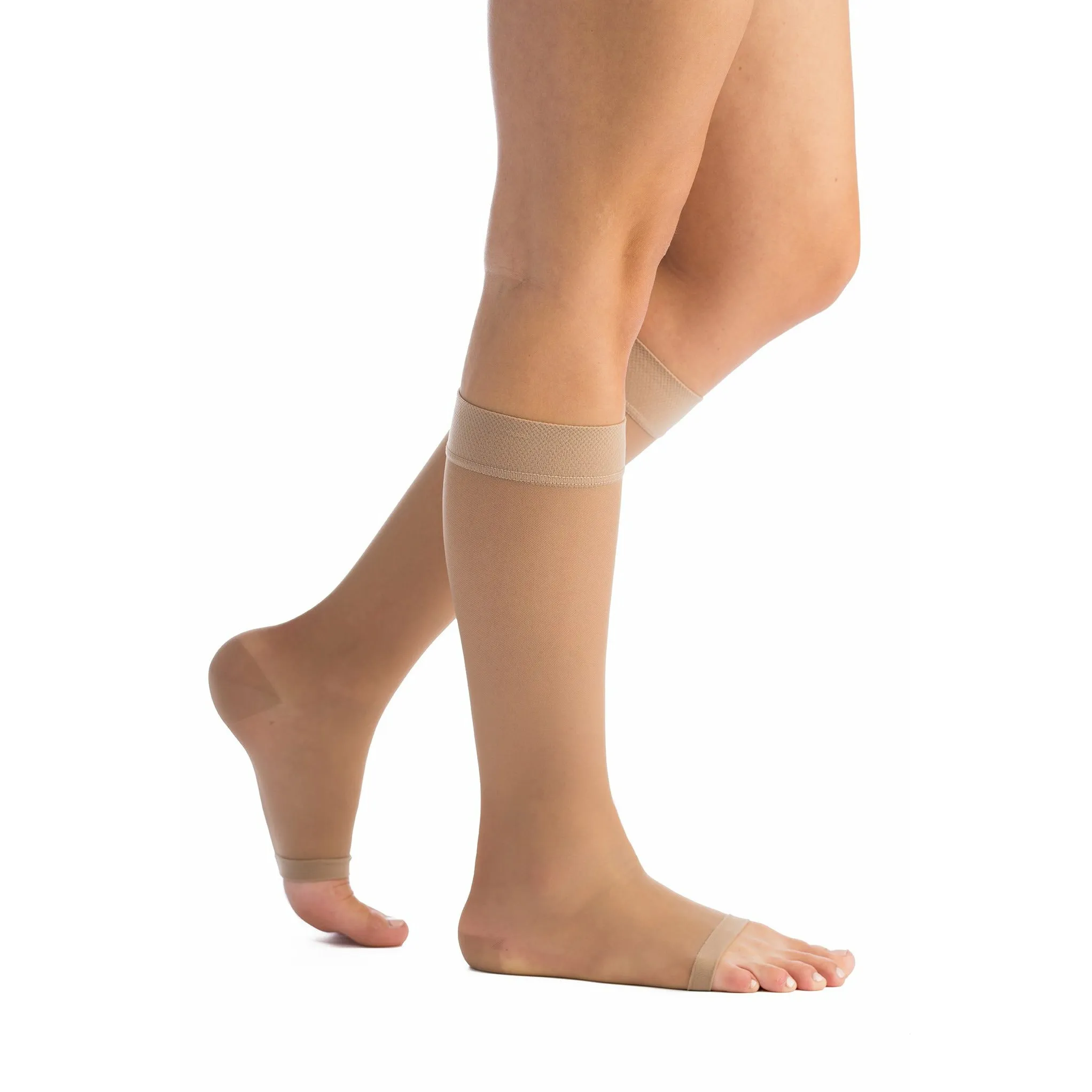 EvoNation Everyday Sheer 20-30 mmHg OPEN TOE Knee High