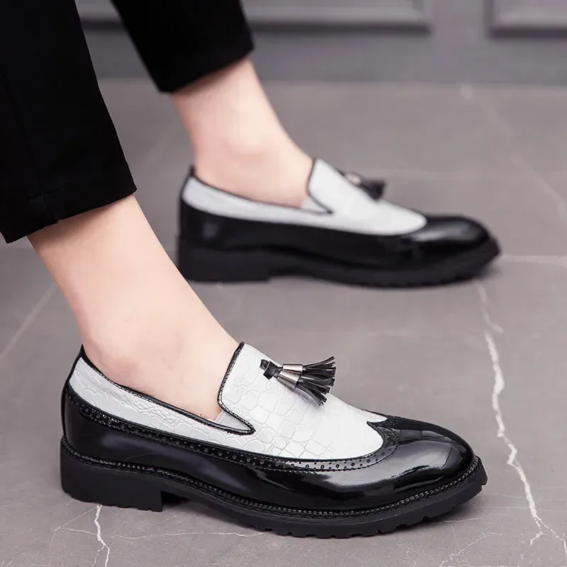 Fashion Shoe Office Shoes for Men Casual Shoes Breathable Leather Loafers Driving Moccasins Comfortable Slip on   Three Color