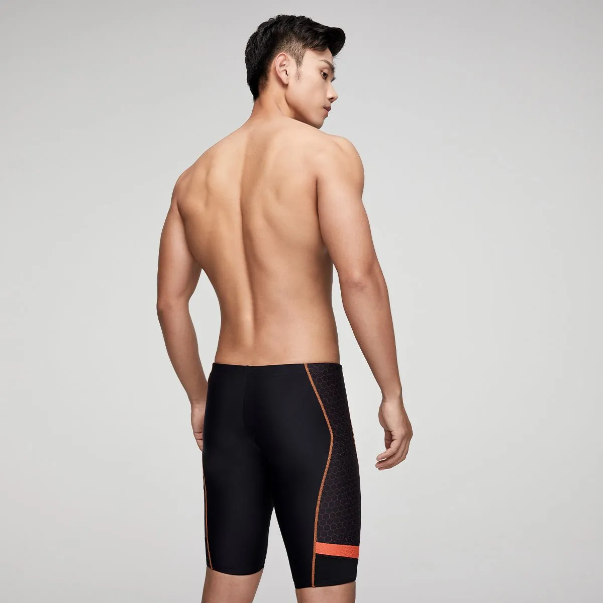 Honeycomb Powerful Mesh Black Swim Shorts