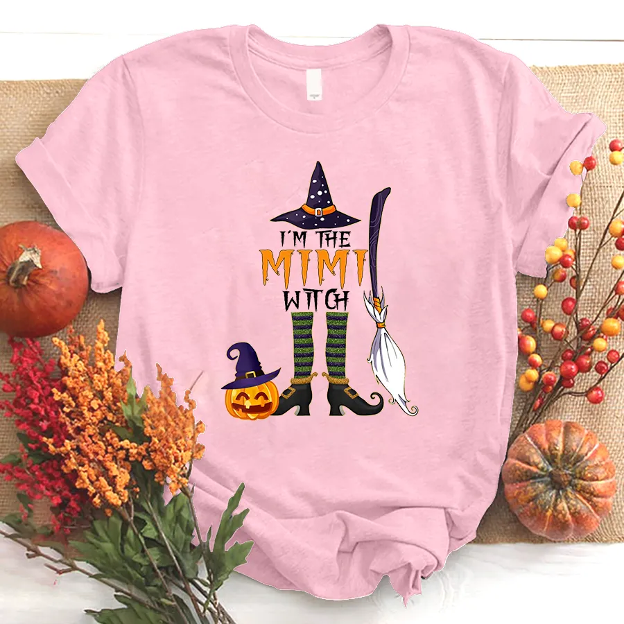 I'm the Mimi Witch Halloween Grandma Sweatshirt, Halloween T - Shirt