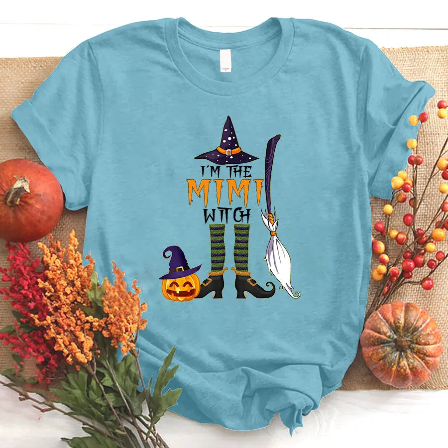 I'm the Mimi Witch Halloween Grandma Sweatshirt, Halloween T - Shirt