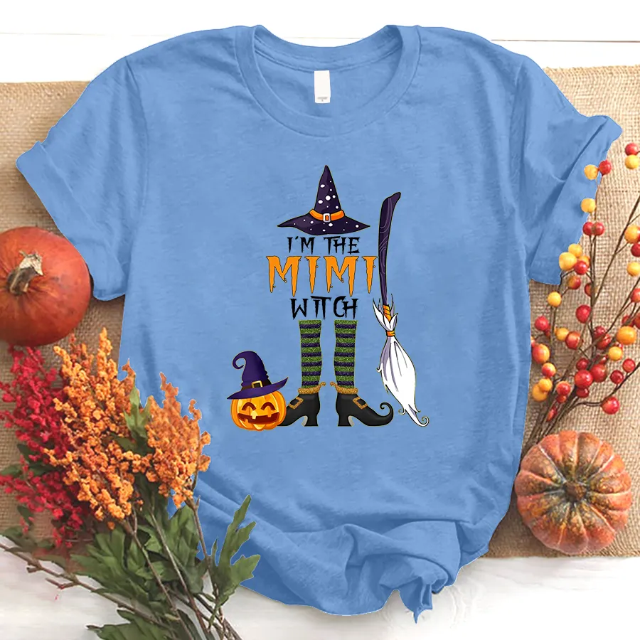 I'm the Mimi Witch Halloween Grandma Sweatshirt, Halloween T - Shirt