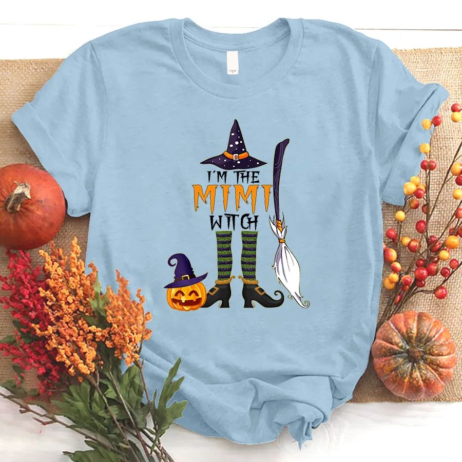 I'm the Mimi Witch Halloween Grandma Sweatshirt, Halloween T - Shirt