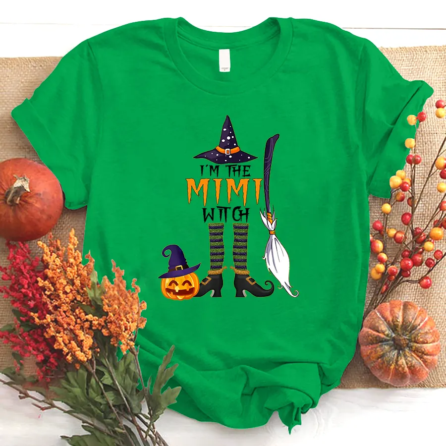 I'm the Mimi Witch Halloween Grandma Sweatshirt, Halloween T - Shirt