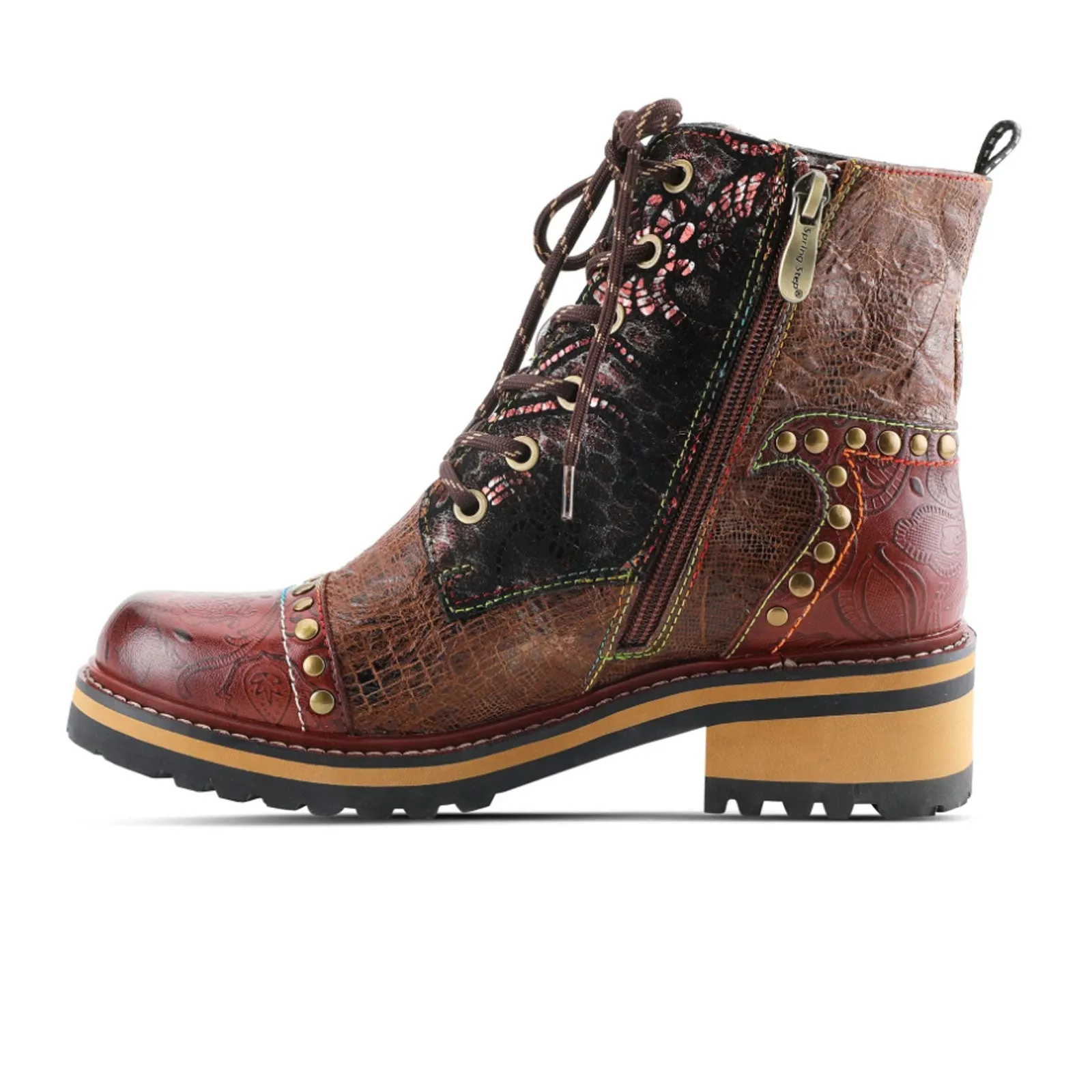 L'Artiste Rugup Ankle Boot (Women) - Brown Multi