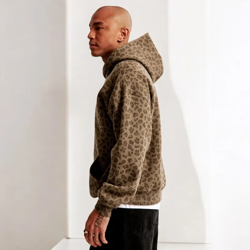 Leopard Print Cozy Hoodie