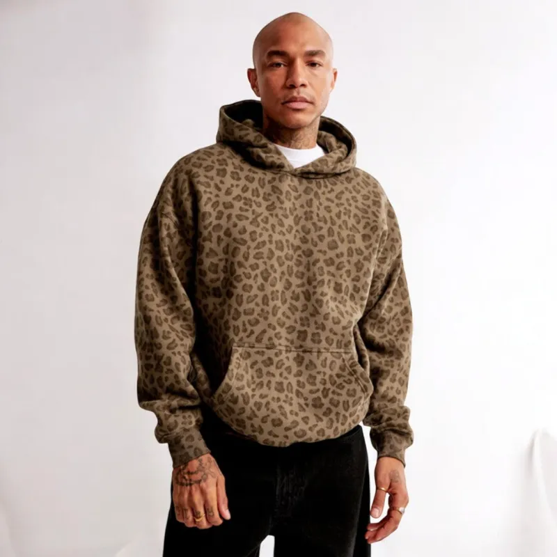 Leopard Print Cozy Hoodie