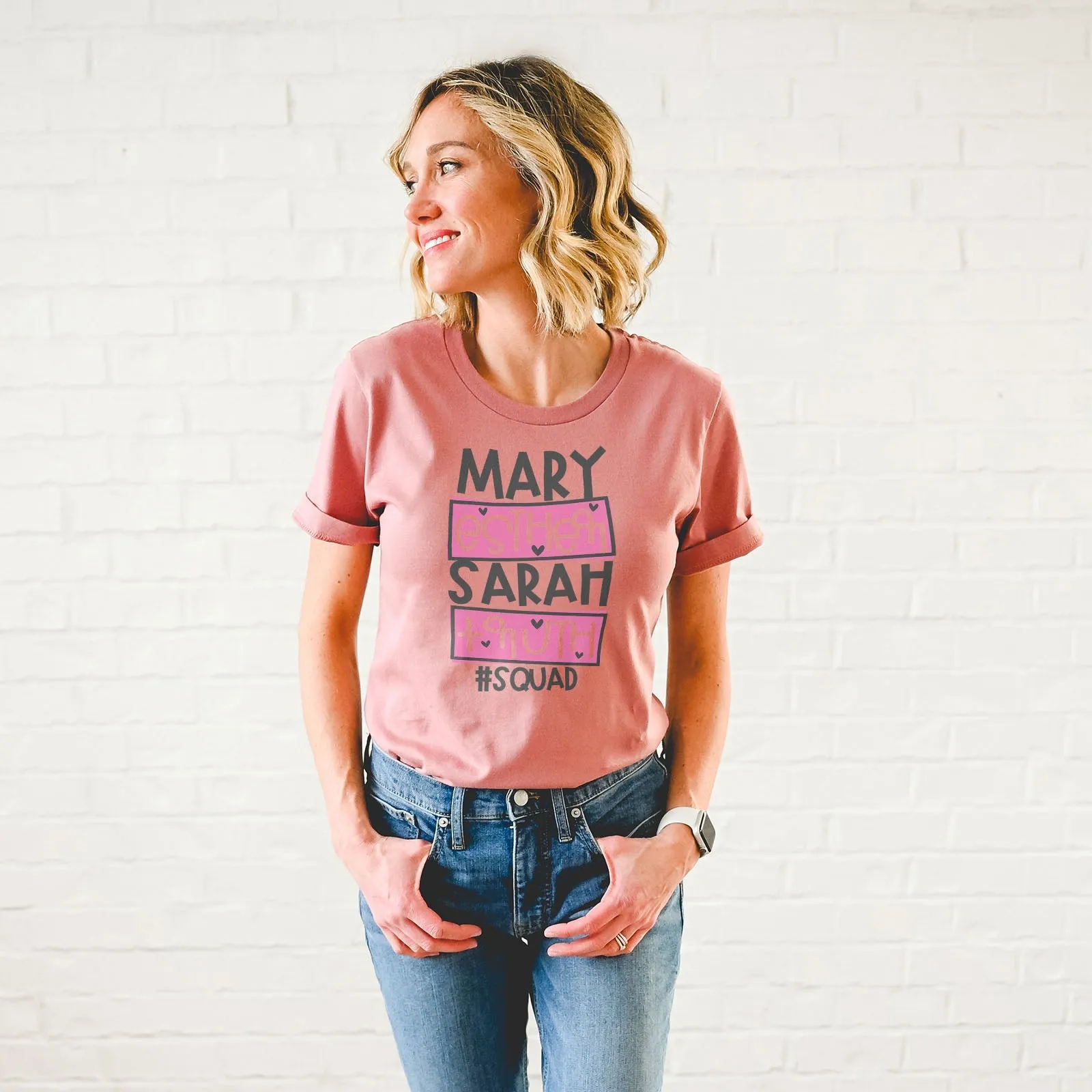 Mary Esther Sarah Ruth Tee Shirts For Women - Christian Shirts for Women - Religious Tee Shirts