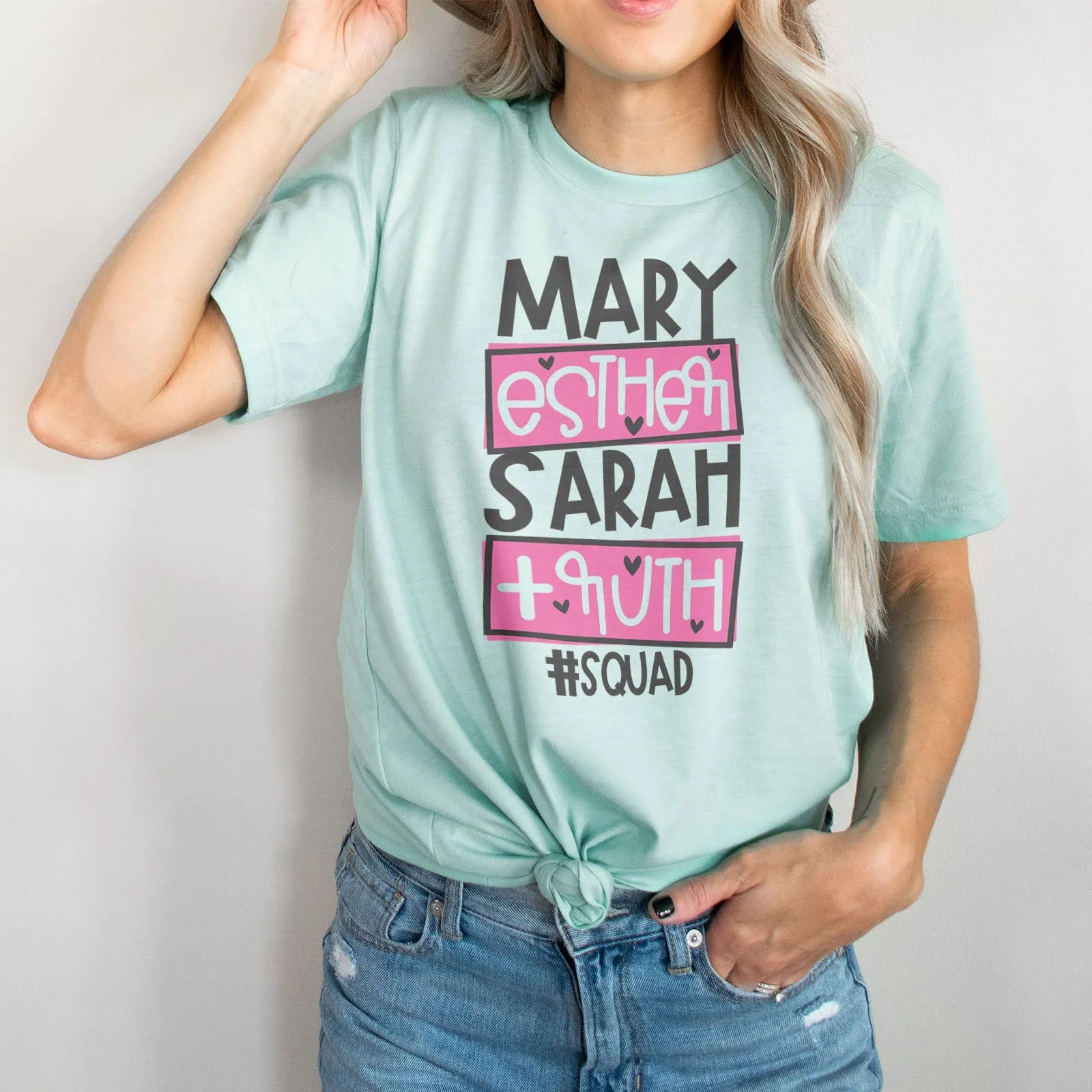 Mary Esther Sarah Ruth Tee Shirts For Women - Christian Shirts for Women - Religious Tee Shirts