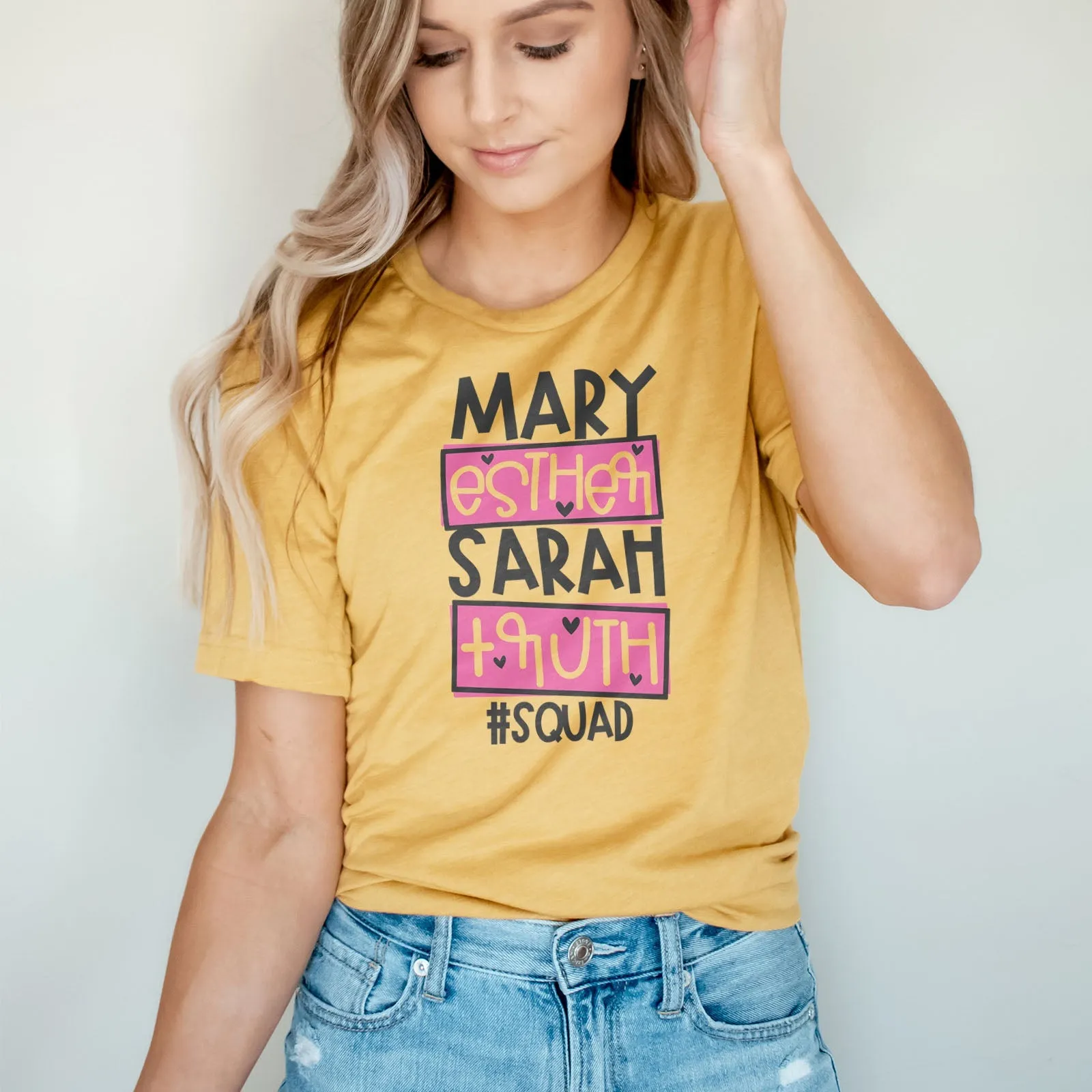 Mary Esther Sarah Ruth Tee Shirts For Women - Christian Shirts for Women - Religious Tee Shirts