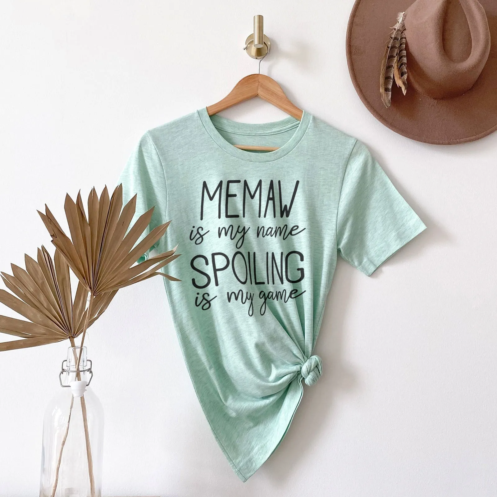 Memaw Is My Name Spoiling Is My Game Tee Shirts For Women - Christian Shirts for Women - Religious Tee Shirts