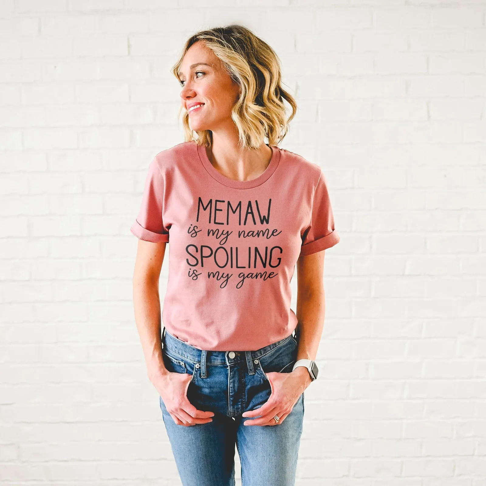 Memaw Is My Name Spoiling Is My Game Tee Shirts For Women - Christian Shirts for Women - Religious Tee Shirts