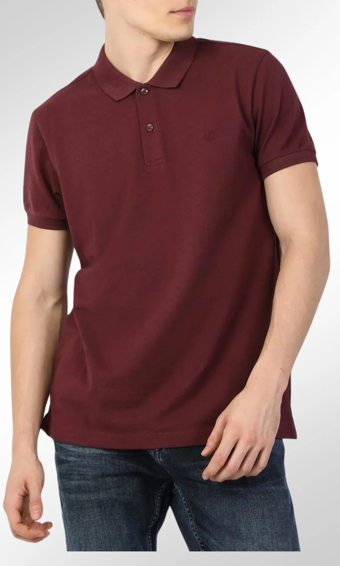 Men Polo T-Shirt COLIN'S (Burgundy)