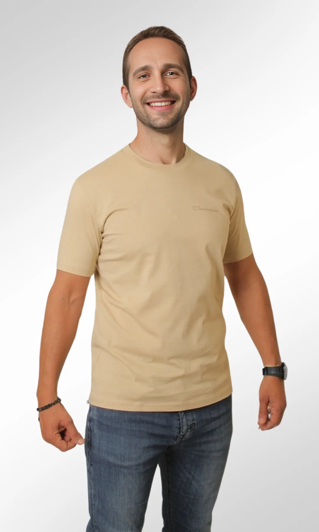 Men T-shirt Champion (Beige)