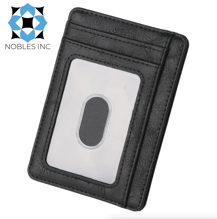 Mens Leather Slim Wallet Credit Card Holder RFID Blocking Pocket ID Money PU USA