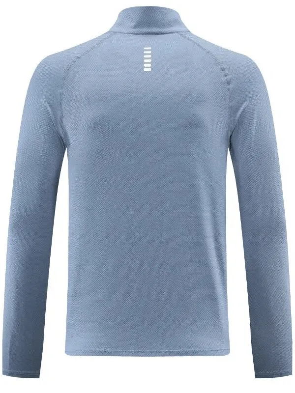 Men's Sports Pullover with Long Sleeves and Stand Collar - SF1566