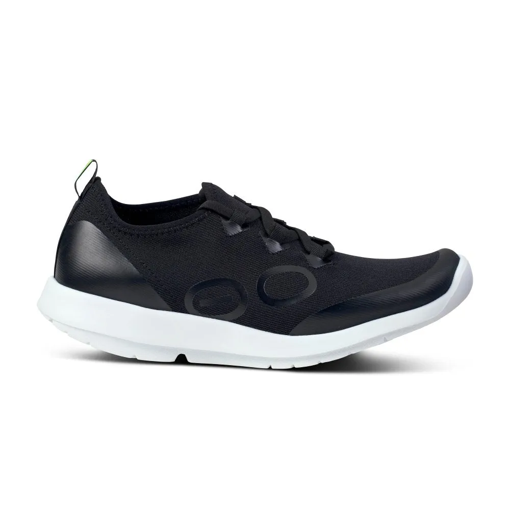 Oofos Women's OOmg Sport LS Low - White & Black