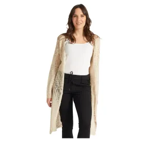 Pointelle Cardigan - Beige