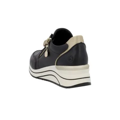 Remonte D0T03-01 Black Combi Women's Walking Shoes