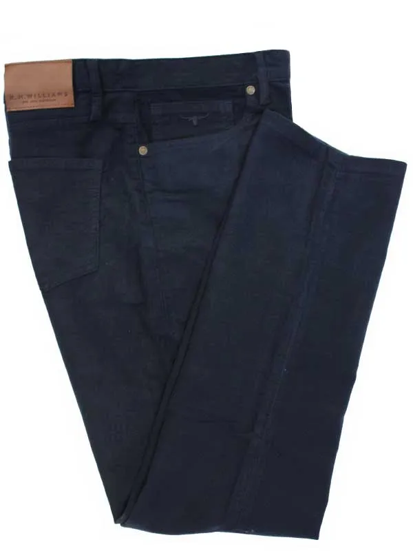 RM WILLIAMS Ramco Moleskin Jeans - Mens - Navy