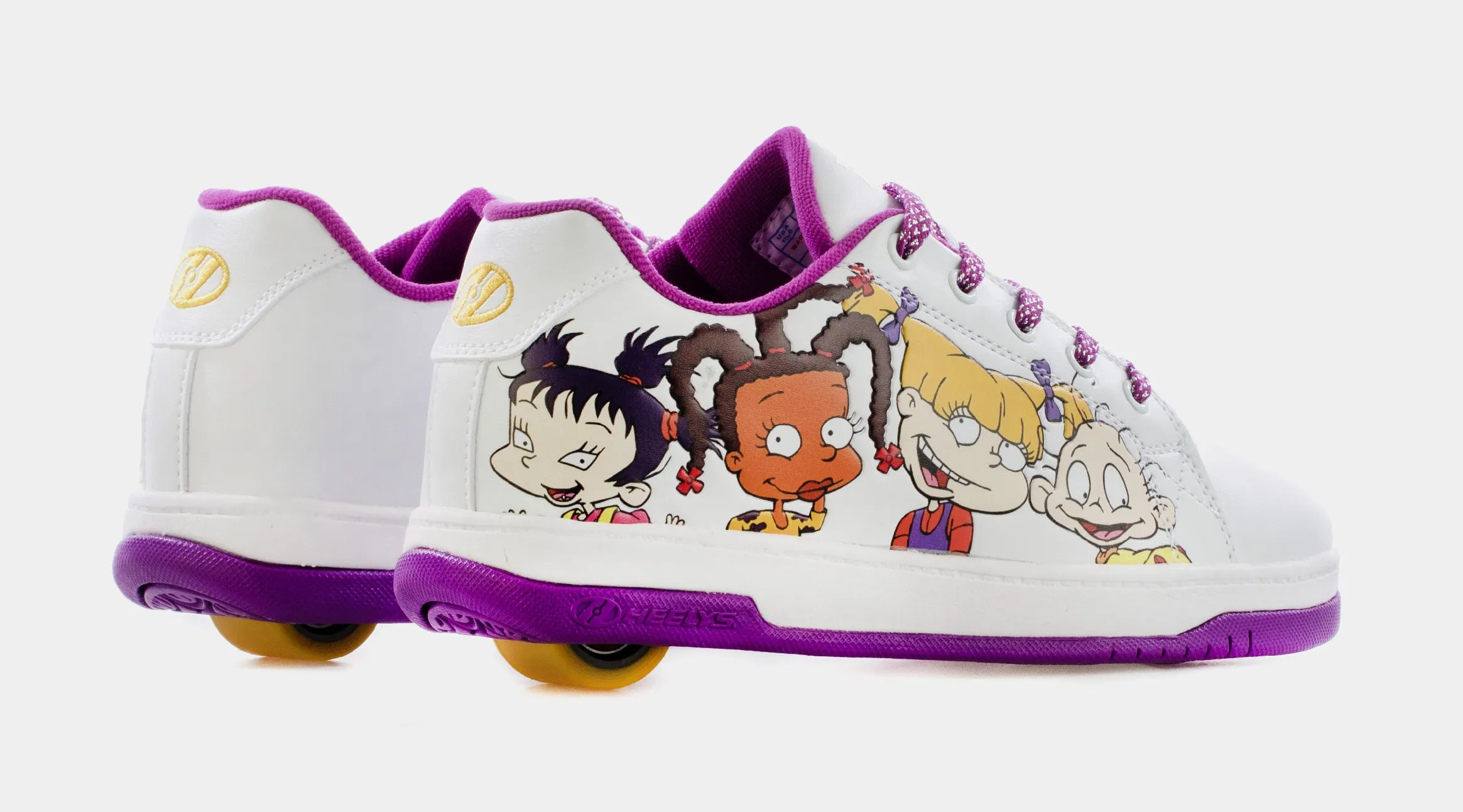 Rugrats Pro 20 Grade School Lifestyle Shoes (White/Purple)