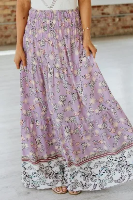 SALE - Gibson Floral Print Maxi Skirt | Size XL