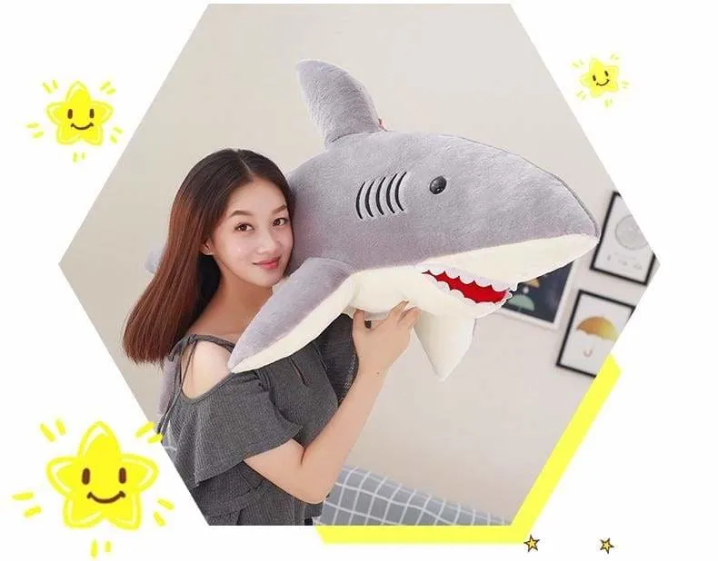 Sharky Pillow Plush Toy