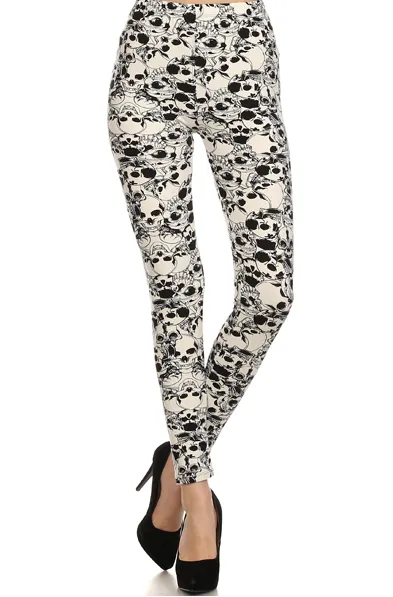 Skull Island Print Leggings