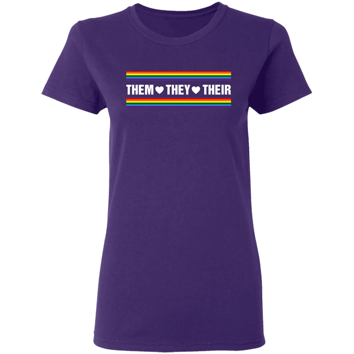 Them They Their Shirt LGBTQ Gifts for Women