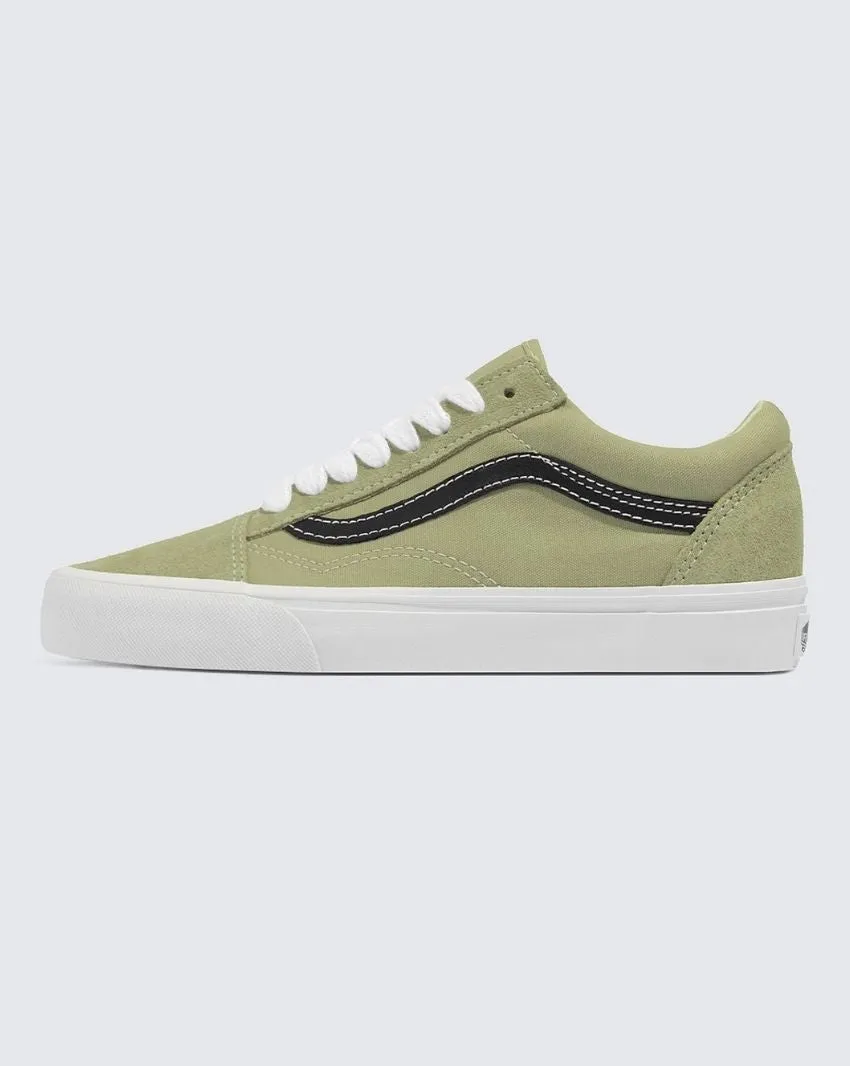 VANS MEN'S OLD SKOOL ELM GREEN SNEAKER SHOES