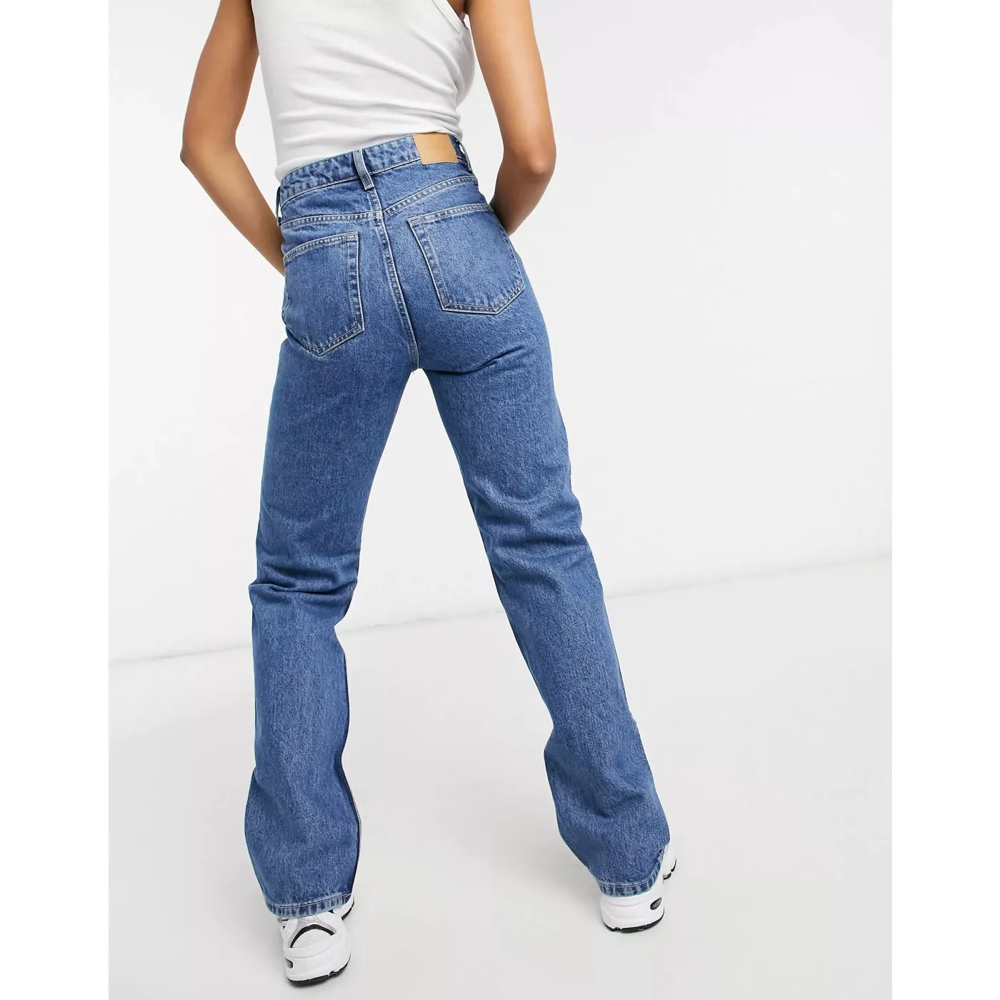 WD Skew Split Hem Jeans