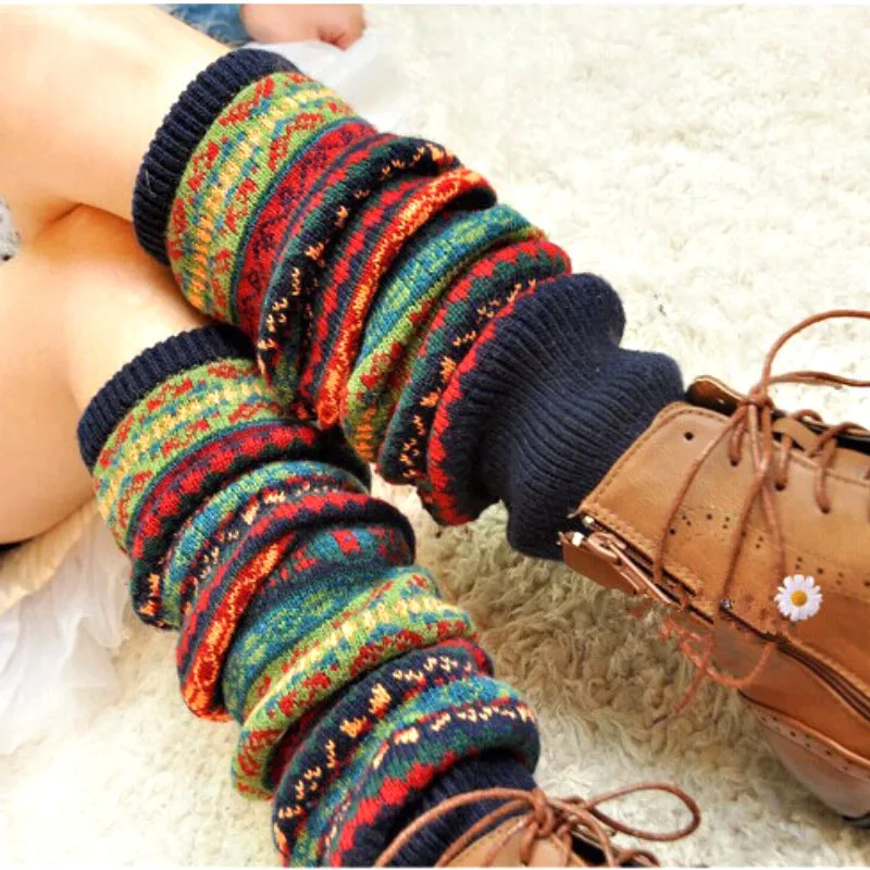 Winter Knit Long Socks